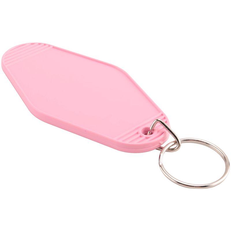 A84E-24 Pcs Vintage Motel Keychain DIY Blank Hotel Keychains Heat Transfer Blank Keychains Bulk Sublimation