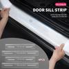 4pcs Car Door Sill Transparent Protector Stickers For Mercedes Benz AMG W203 W206 W220 W205 W211 Smart W212 W201 W176 W210