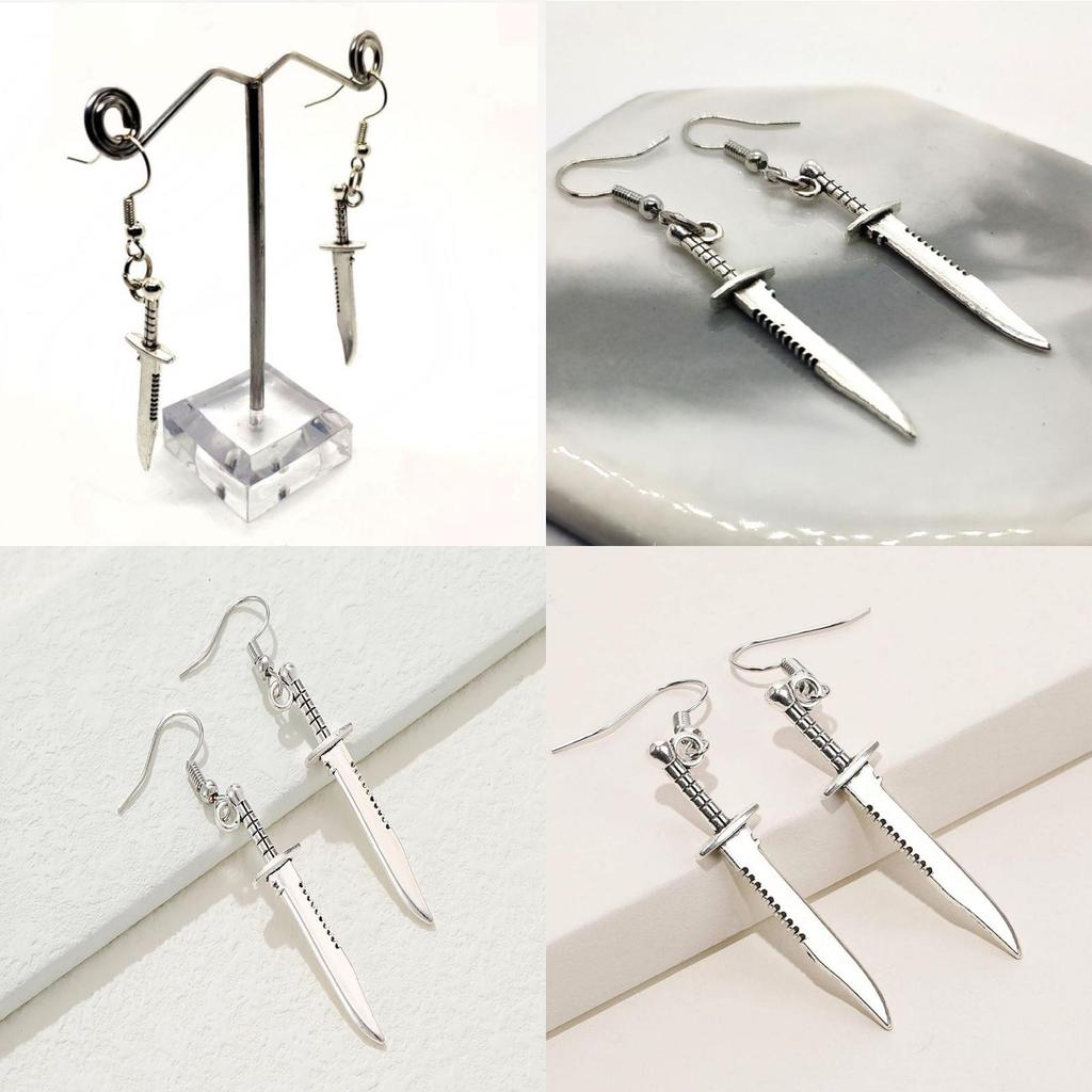 Trendy Geometric Sword-shaped Earrings For Women Alloy Fashion Jewelry 2021