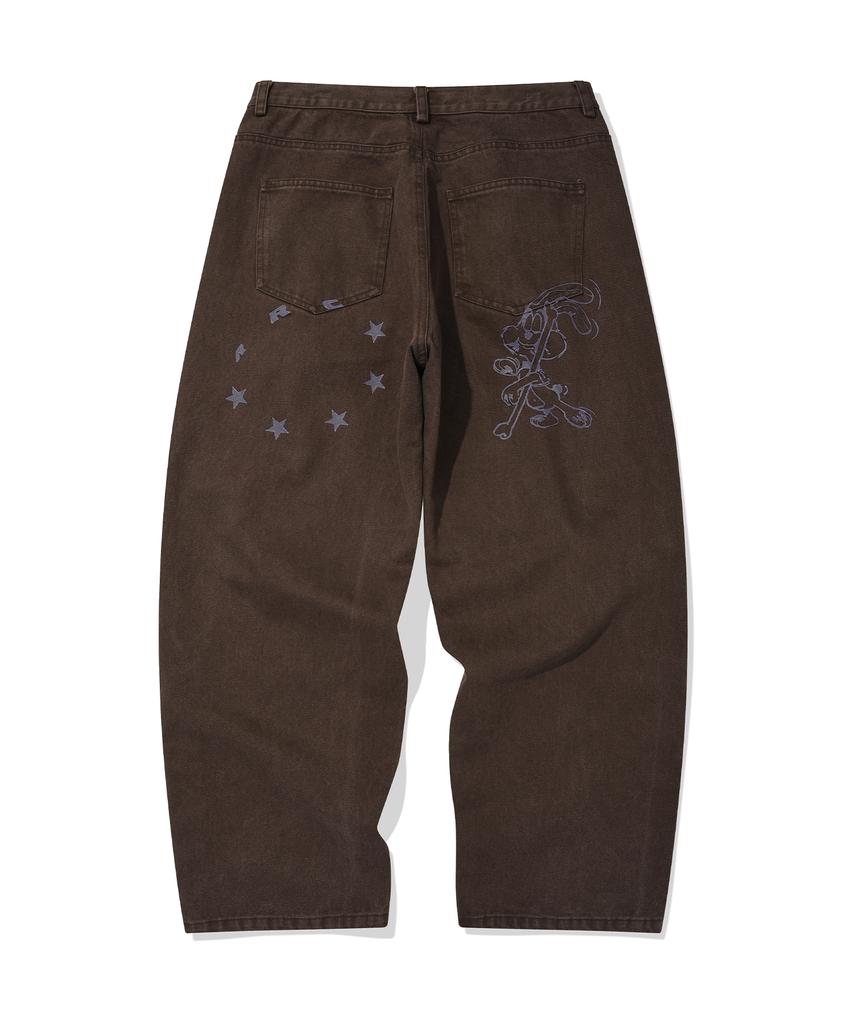 RETRIEVER CLUB Lil Rabbit Denim [Brown]