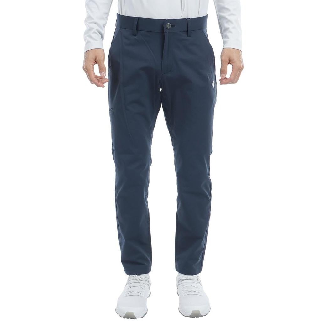 Coq Sportif Golf Pants Tapered Sweat Absorbent Quick Drying UVCUT Simple Golf LG4FLP50M NV00 [Le Golf] [Stretch Forcer] Quarter-length Men's (Navy)