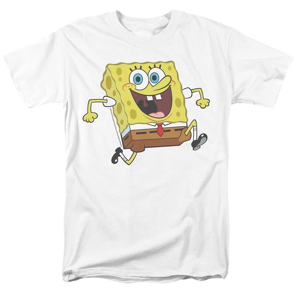 SpongeBob SquarePants - Happy Running Spongebob - Men Children s T-shirt 100