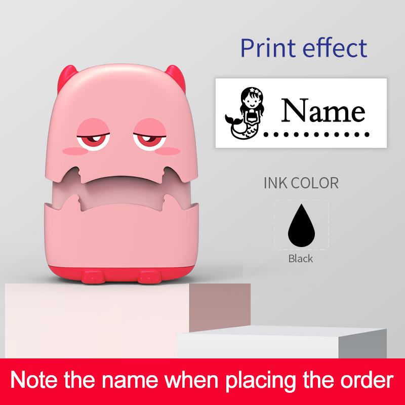 

Personalized Kids Name Stamp - Custom Waterproof Name Seal with 8 Ink Colors, Durable School Essentials & Educational Gift Ideas