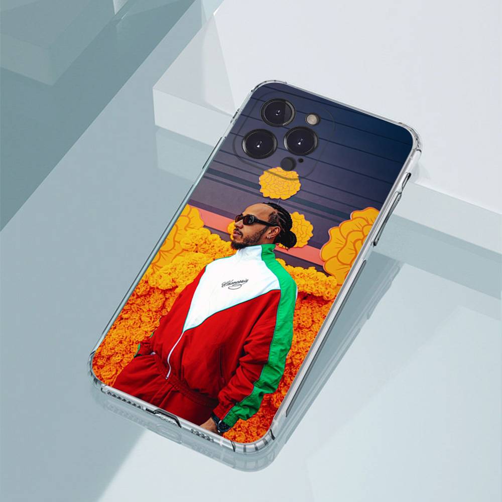 44 L-Lewis H-Hamilton-S Phone Case For iPhone17,16,15,14,13,12,11,Pro,Xs,Max,Mini,Plus Antislip Shockproof Hard iPhone17promax