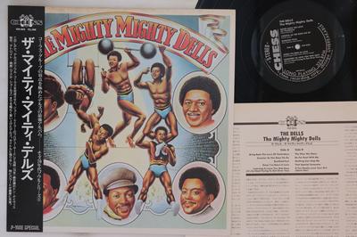 LP Record DELLS  Mighty Mighty Dells PLP843 CHESS 1985 Japan Obi SoulFunk Used