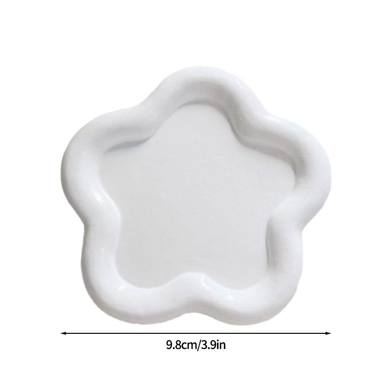 Creative Resin Trays Home Decor Jewelry Dish Heart Cloud Shape Storage Plate Organizer Watch Keys Holder Earrings Necklace Bowls