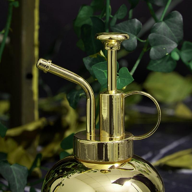 Ergonomiczna Wytrzymała Stal Nierdzewna Mała Konewka Odporna na Rdzę Lekka Na Balkon Ogród i Rośliny Domowe