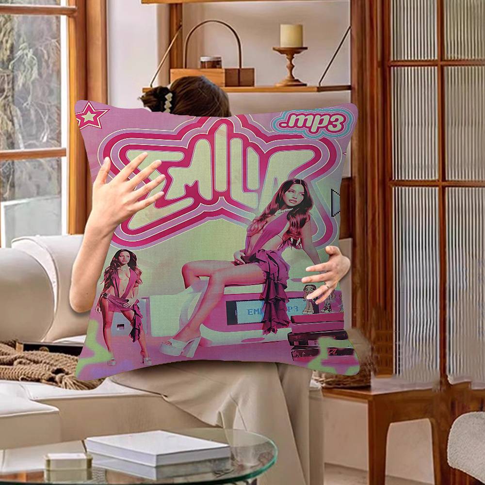 E-Emilia Mernes Kissen Geschenk Home Office Dekoration Schlafzimmer Sofa Auto Kissenbezug Hülle 45x45