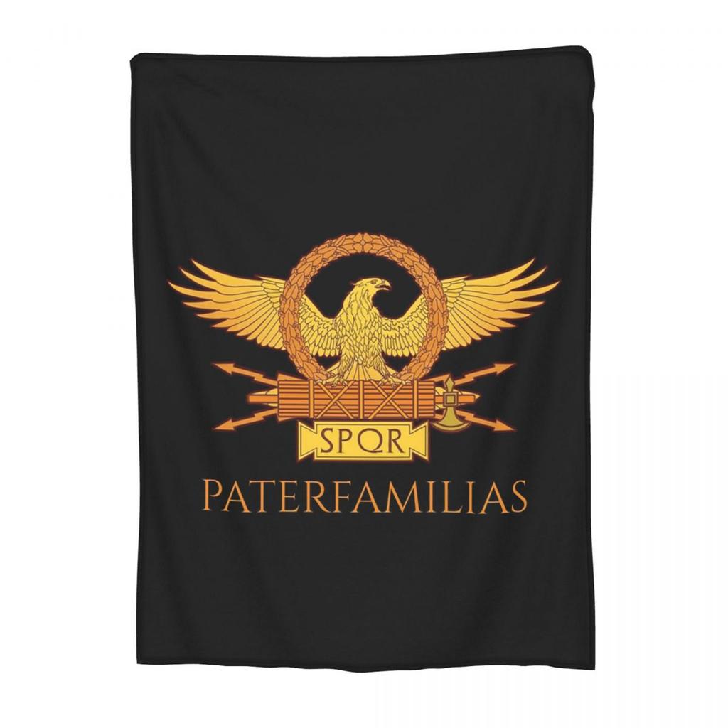 Rome SPQR Roman Blanket Soft Warm Flannel Throw Blanket Bedding for Bed Living room Picnic Travel Home Sofa