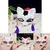 Japanese Style Fox Mask Cosplay Prop With Plastic Material For Costume Parties