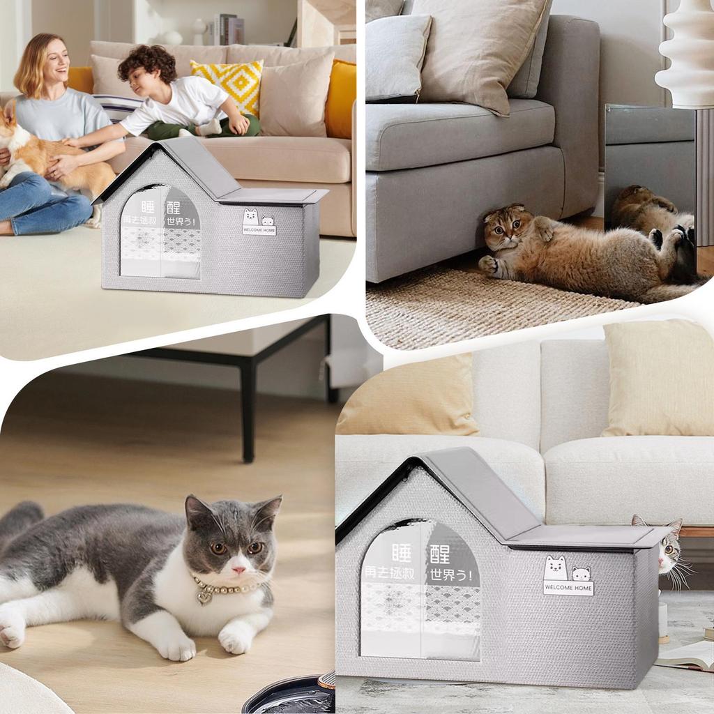 Sommer Katze Hund Eishaus Klimaanlage Bett Kühlwerkzeug Belüftungsnest Kleiner Hund Vier Jahreszeiten Haustier Eishaus