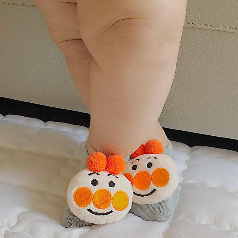 Spring & Autumn 2023 Baby Non-slip Invisible Socks: 3D Cartoon Doll Floor Socks