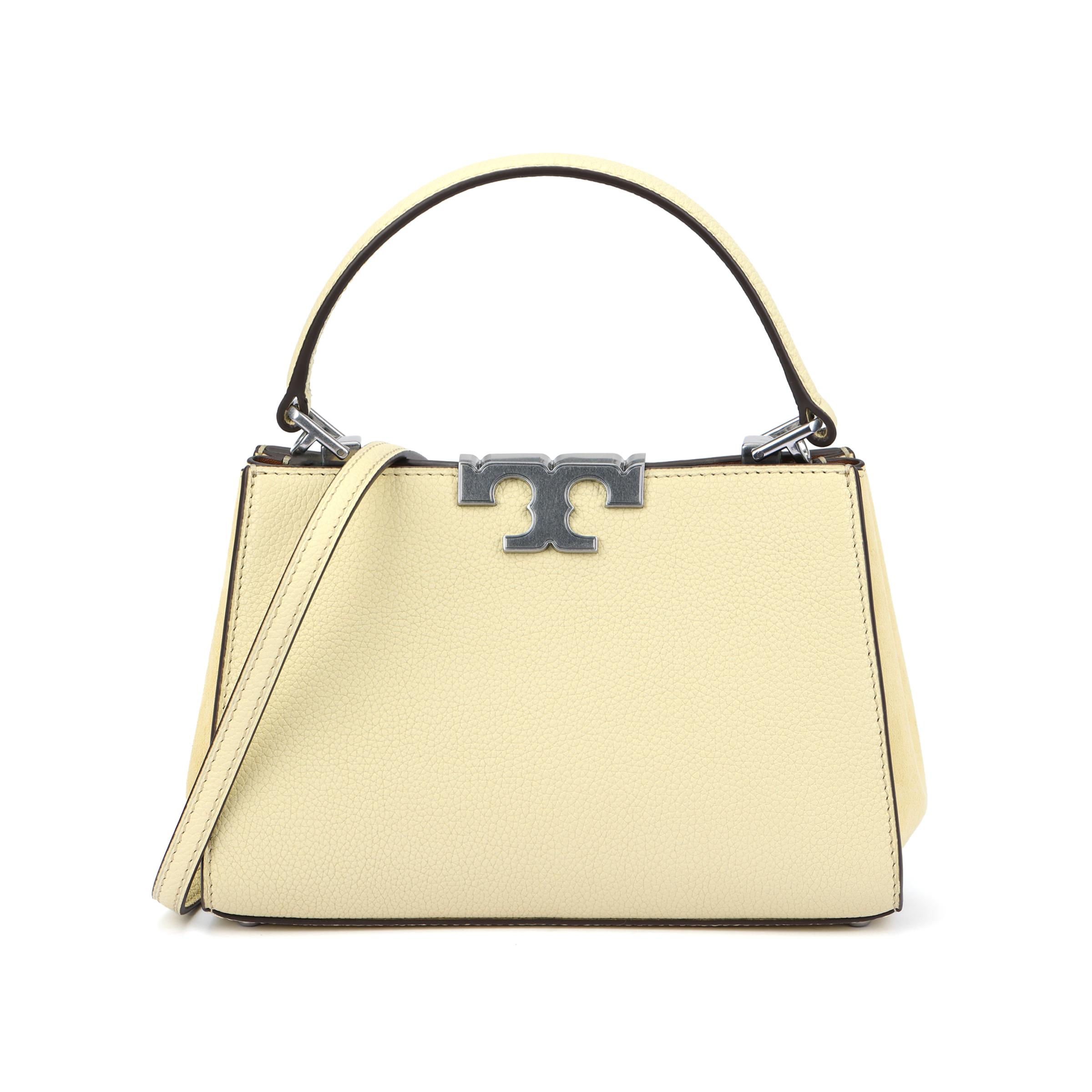 

Tory Burch Eleanor Magnetic Snap Crossbody Bag Women handbags Lemon-Yellow 154817-700 Basic Set (Bag+Dust Bag)