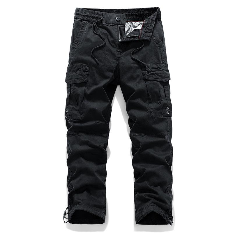 Men's Multi-pocket Overalls Straight Versatile Sports Casual Pants New Outdoor Versatile Trousers