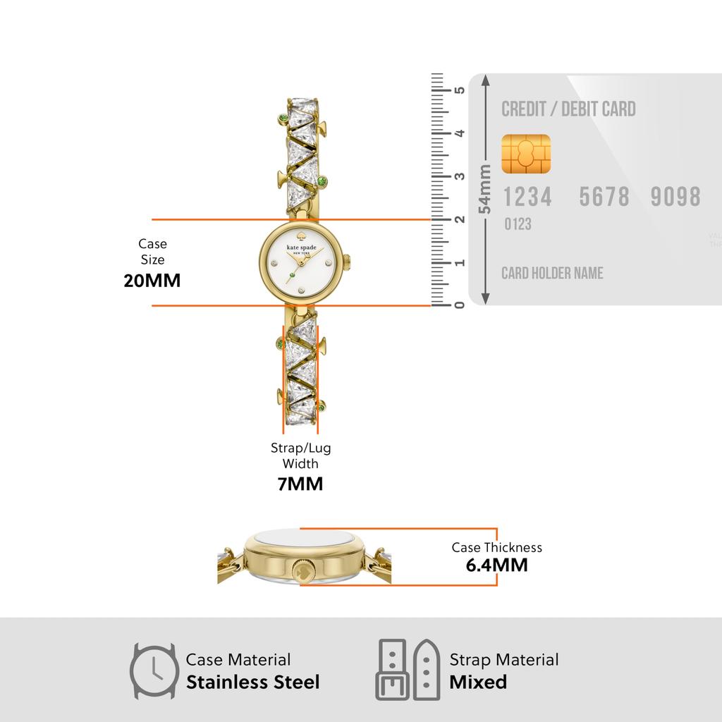 Spade New Monroe Watch KSW1852 Gold [Kate York] Women's