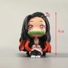 Cute Q-version PVC Figure Demon Slayer Kamado Tanjirou Kamado Nezuko Anime Model Toy Collectible Doll Gift Birthday Souvenir