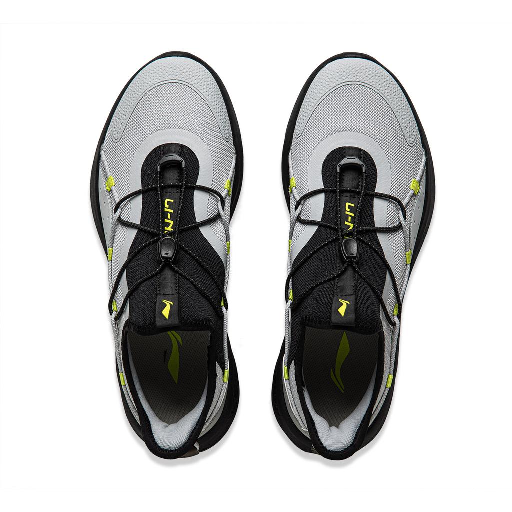 Li Ning Yun Yi Slip-On Weiche Rückfederung Stoßdämpfung Abriebfeste Dicke Sohle Erhöhte Höhe Atmungsaktive Low-Top Freizeitschuhe AGLU263-2