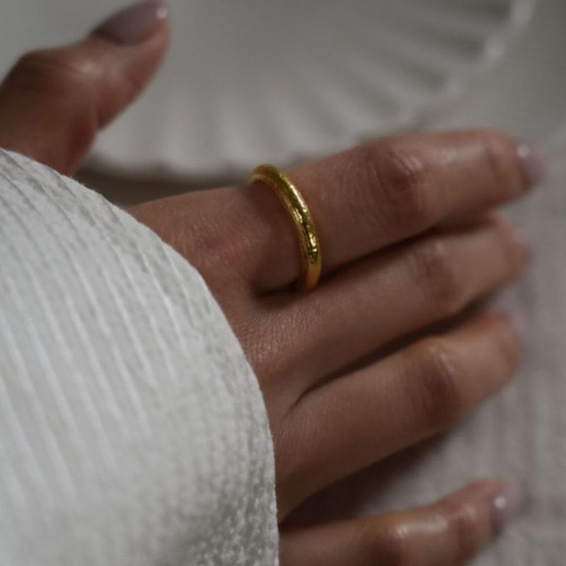 Youngglow Silver925 Foil Ring (2color)