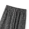 Women's Elastic Waist Leopard Print Drawstring Casual Pants