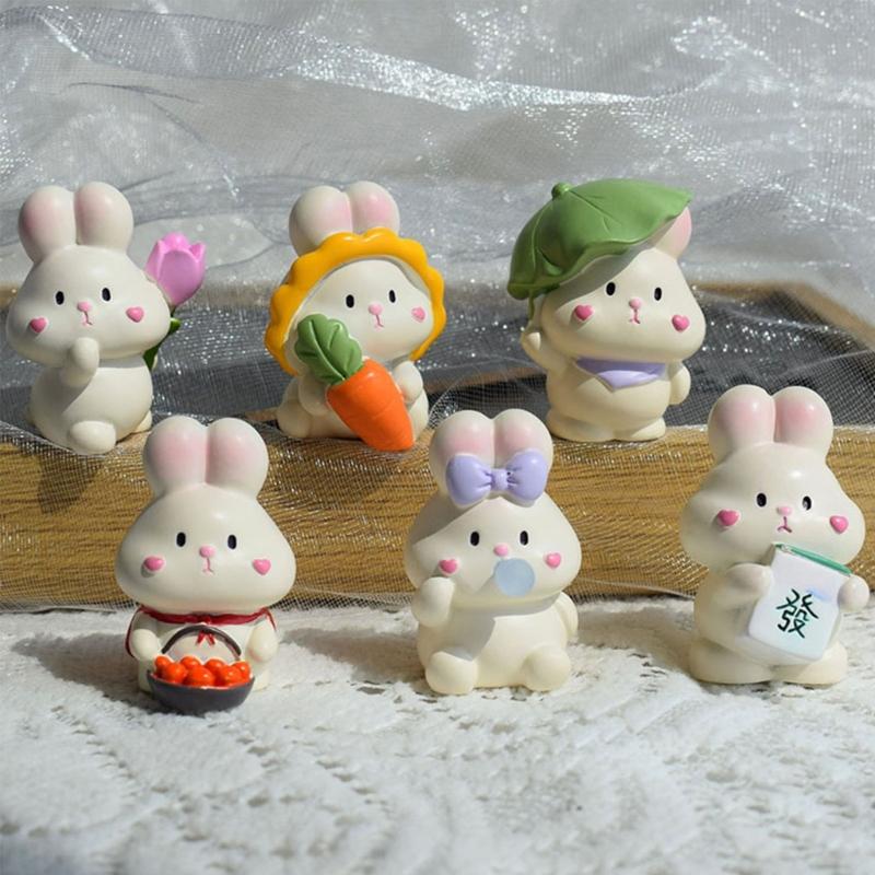 Cartoon Rabbit Chocolate Silicones Molds Cute Rabbit Fondant Decors Molds for DIY Decoration Making Soap Candle