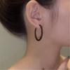 Elegant Black Earrings Unique Earrings Elegant Earrings Delicate Women Ear Jewelry Suitable for Everyday Elegances
