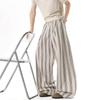 Old Money Wind gestreifte gerade Freizeithose Herren und Damen Sommer atmungsaktive Säbelhose locker und lässig Hosen mit weitem Bein Trend