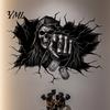 Festive Wall Ornaments for Halloween 3D Decal, Breakout Illusion Sticker with Skull Ghost, Spooky Scary Ghost Patterns Home Decor Room Party, Peel And