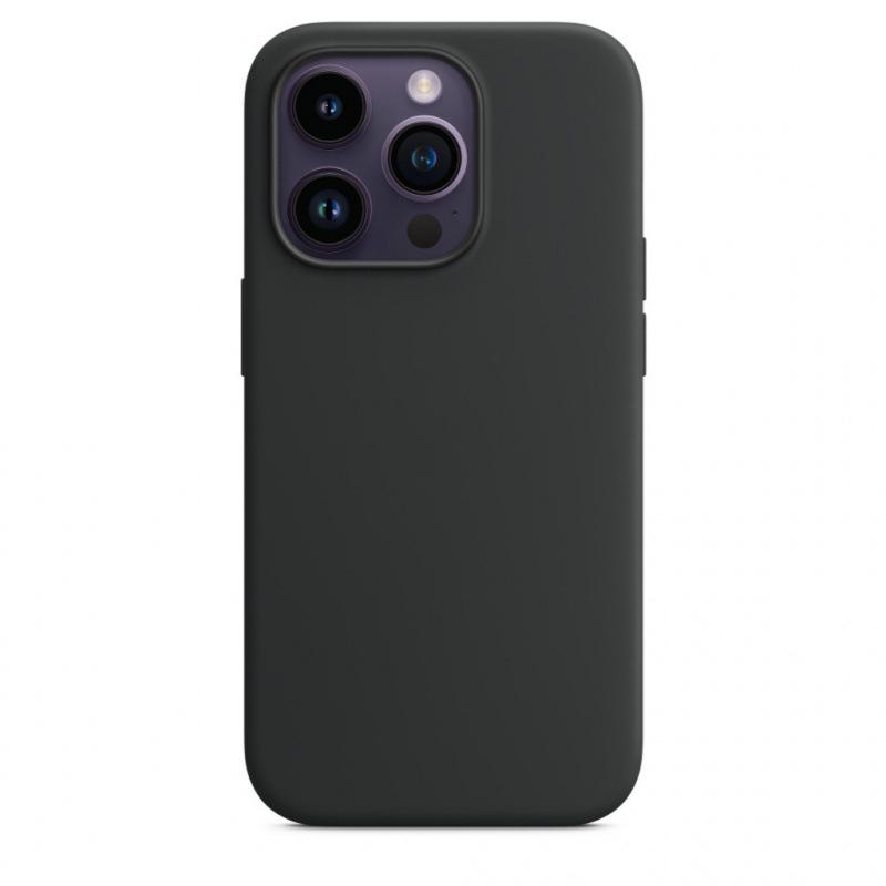 Magnetic Liquid Silicone Case for Apple iPhone 14 Pro Max with Magsafe and Animation Design