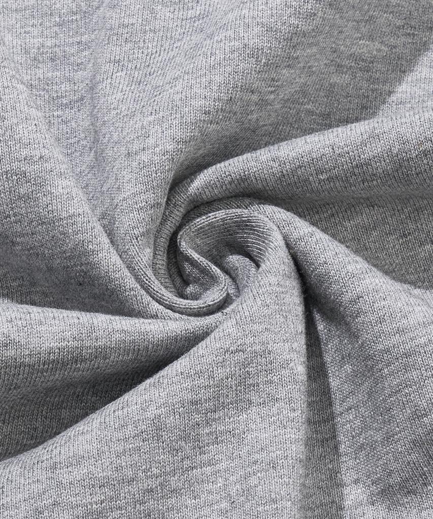 AGOD Back Incision Crop Half T-Shirt [Gray]