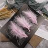 10-15Cm Fluffy Turkey Feathers Hard Stick Colorful Marabou Plume Wedding Party Decoration Jewelry Creation Accessories