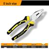 6-inch & 8-inch Multifunctional Pliers Set: Needle Nose, Flat Nose, Crimping, Wire Strippers