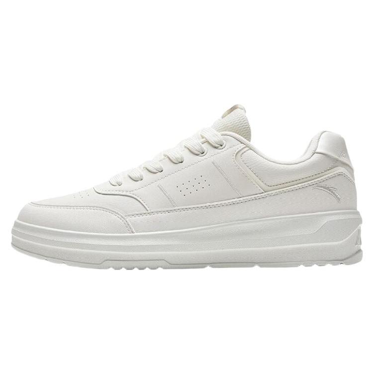 

Anta Slip Resistant Abrasion Resistant Low top Skateboard Shoes Men s White 912338065-1 40