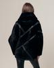Double-sided Sheepskin Coat RR Designer 7590 44 Black