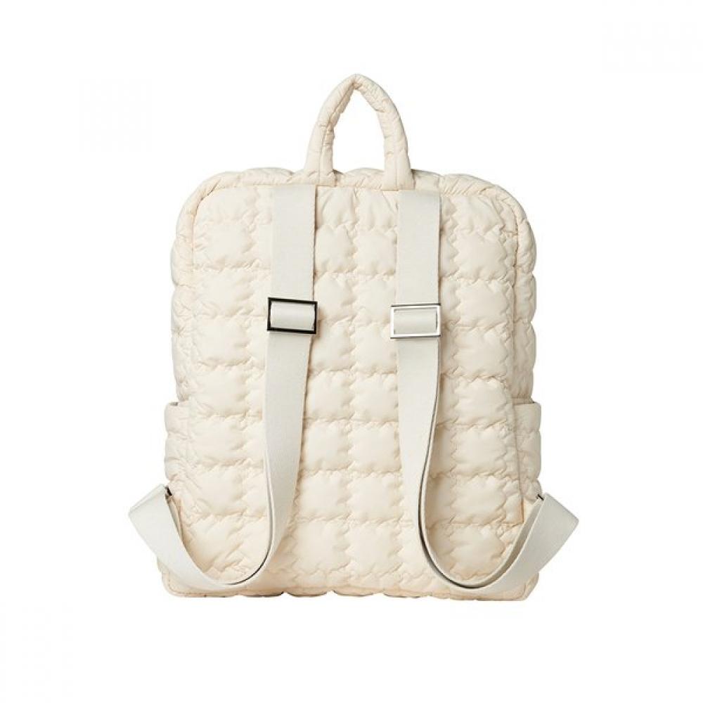Rheemin Big Pocket Backpack   Cream Ivory   Biscuit