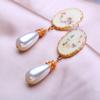 KNIKOO Drop Earrings For Women Fashion Pearl Earrings Jewerly For Wedding Bride Party Earrings Gifts