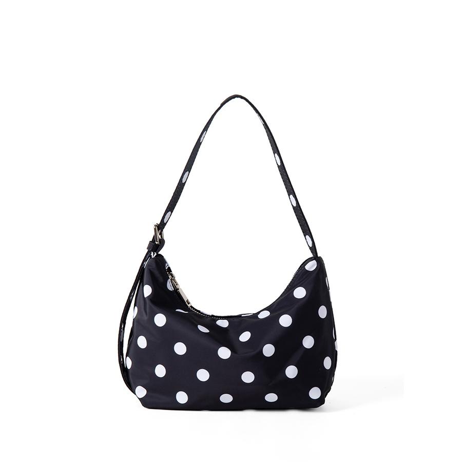 Y2k Punkt-Design Damen Tasche Stil Pendler Umhängetasche Einfach Schwarz-Weiß Gepunktet Vielseitige Geldbörse und Handtasche Für Mädchen