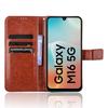 For Samsung Galaxy M16 5G/F16 5G Case Crazy Horse Texture PU Leather Phone Wallet Cover
