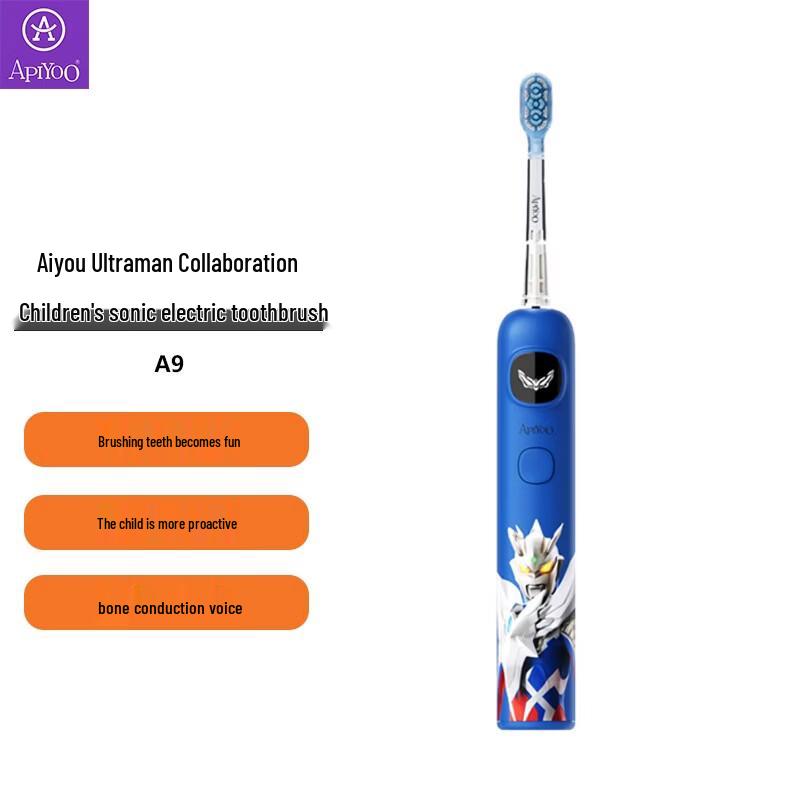 ApiYoo Ultraman Kids Electric Toothbrush