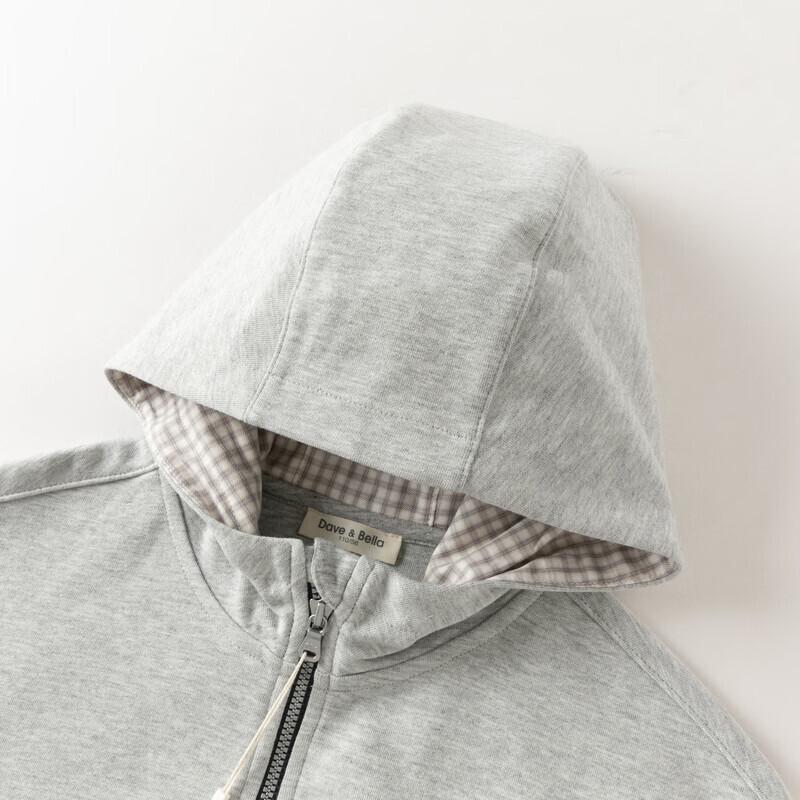 DAVE & BELLA Boys' Hooded Cardigan Sweatshirt