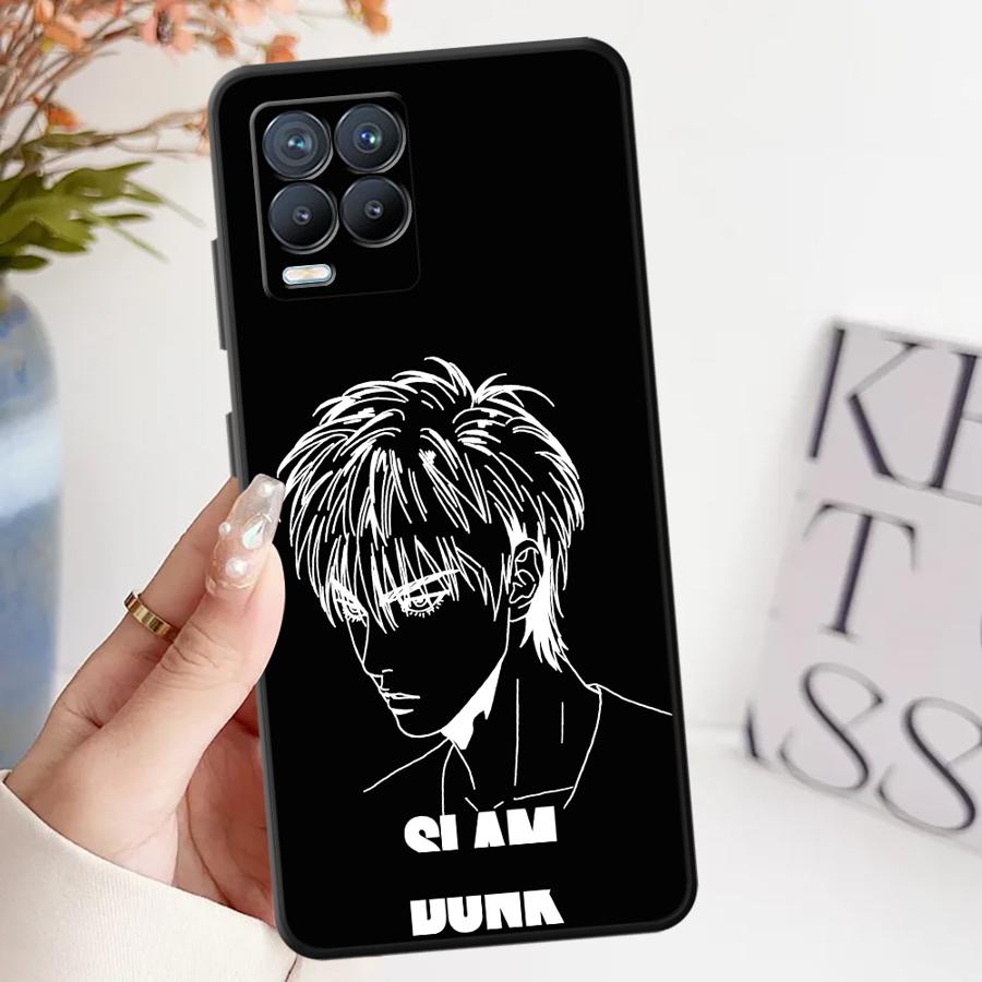 

S-Slam Dunk Cool Soft Back Phone Cover Case for Realme P3 Ultra 11 Pro C25 C15 C12 Nazro 50 50i C30 C33 C35 C53 C55 C21 GT realme C55