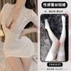 Sexy Secretary Uniform Seduction Deep V Breast Lace Perspective Sex Underwear Skinny Hip Wrap Skirt Sex Underwear Women