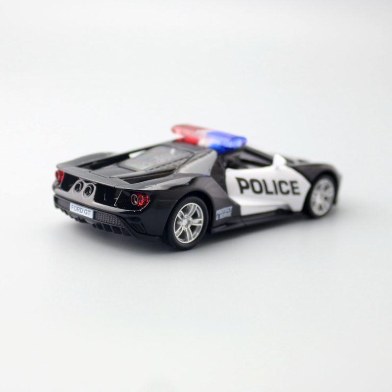 Alloy Car Model Ford Gt Police Car For Kids And Adults