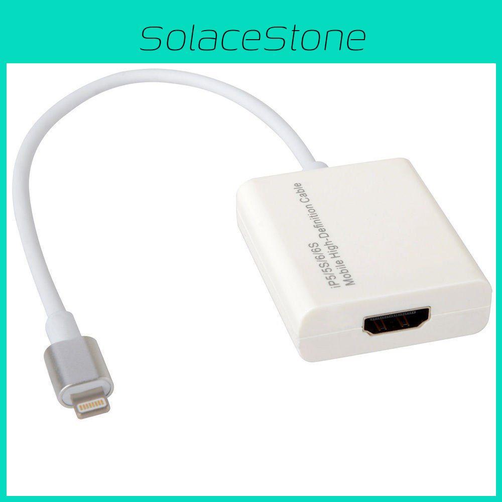 Hdmi To Lightning Adapter Cable Iphone Same Screen Hd Video Converter