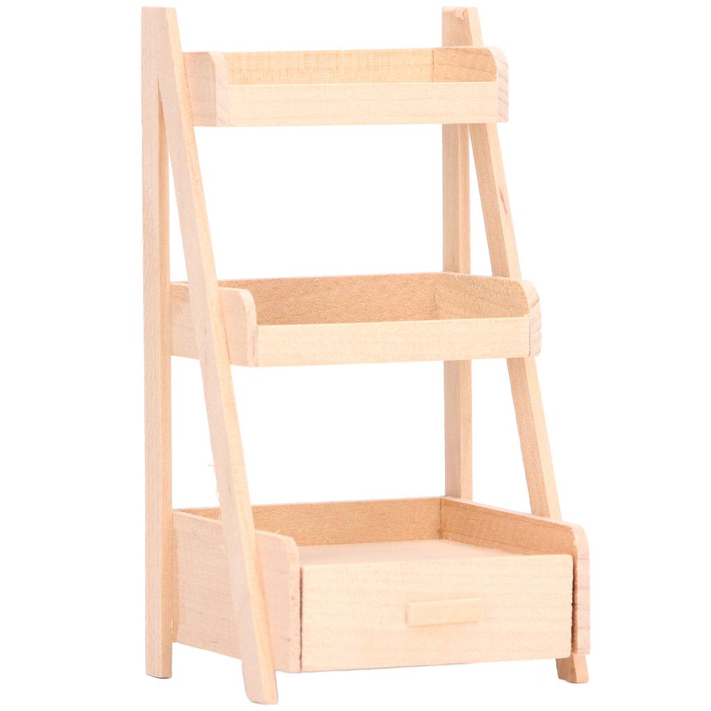 Puppenhaus Holz Blumenständer 1:12 Simulationslebensszene Lebendig Zart Dreischichtiges Design