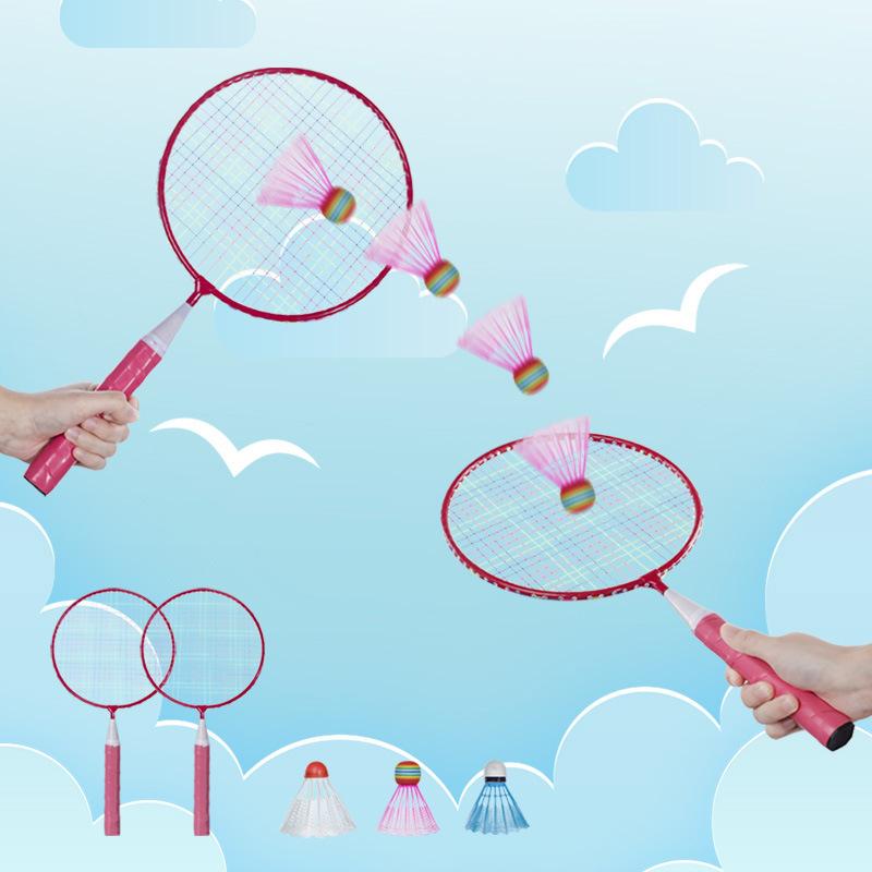 Children Tennis Badminton Toys Outdoor Indoor Sports Leisure Toys Tennis Rackets Parent-child Toys Kids Gifts