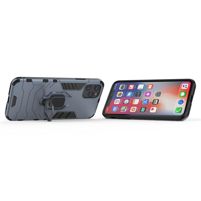 Black Panther Drop-Proof iPhone 11/11 Pro Max Case with Car Ring Bracket