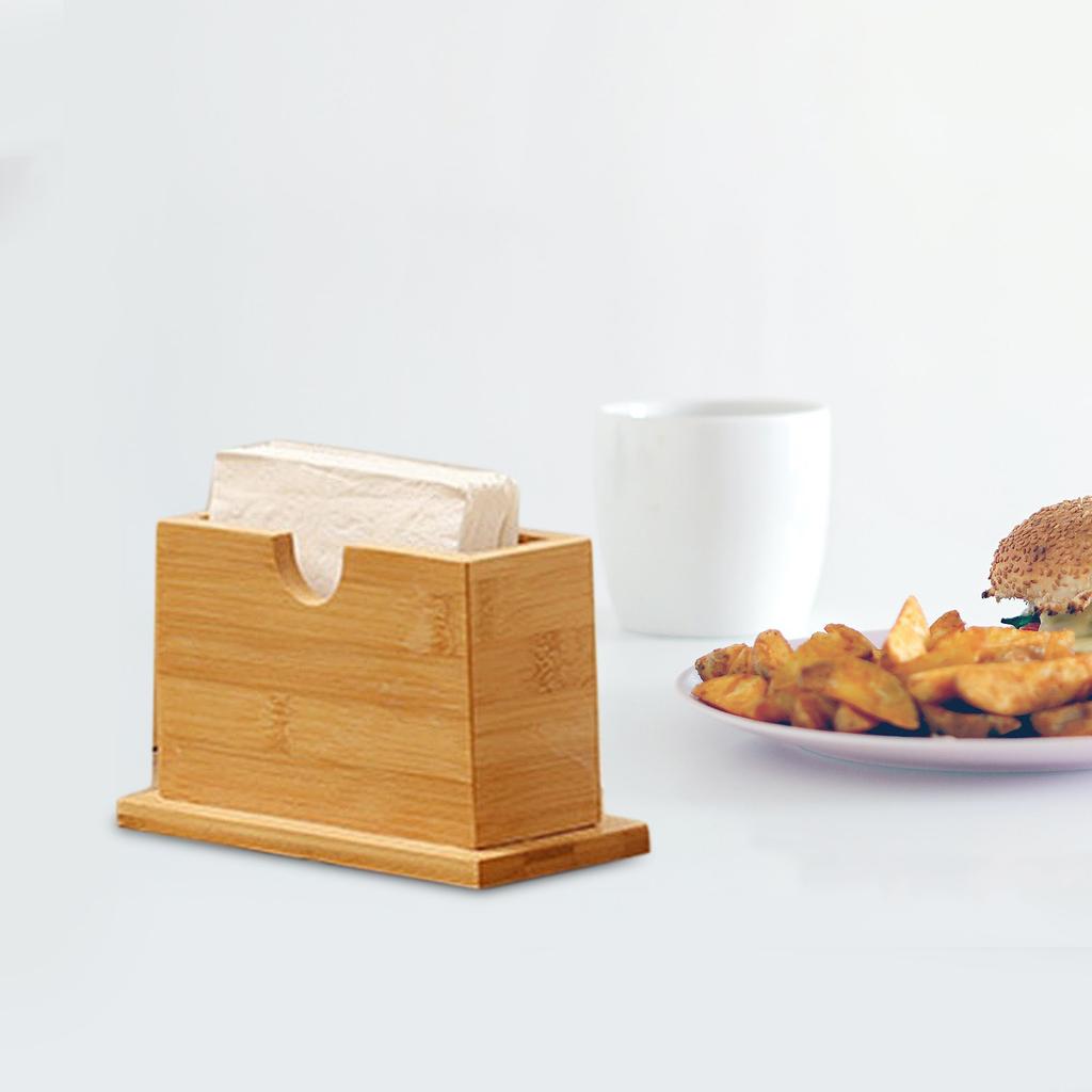 Tissue Box Paper Storage Holder Facial Tissue Holder Case Napkin Tray for Restaurant Bedroom Kitchen