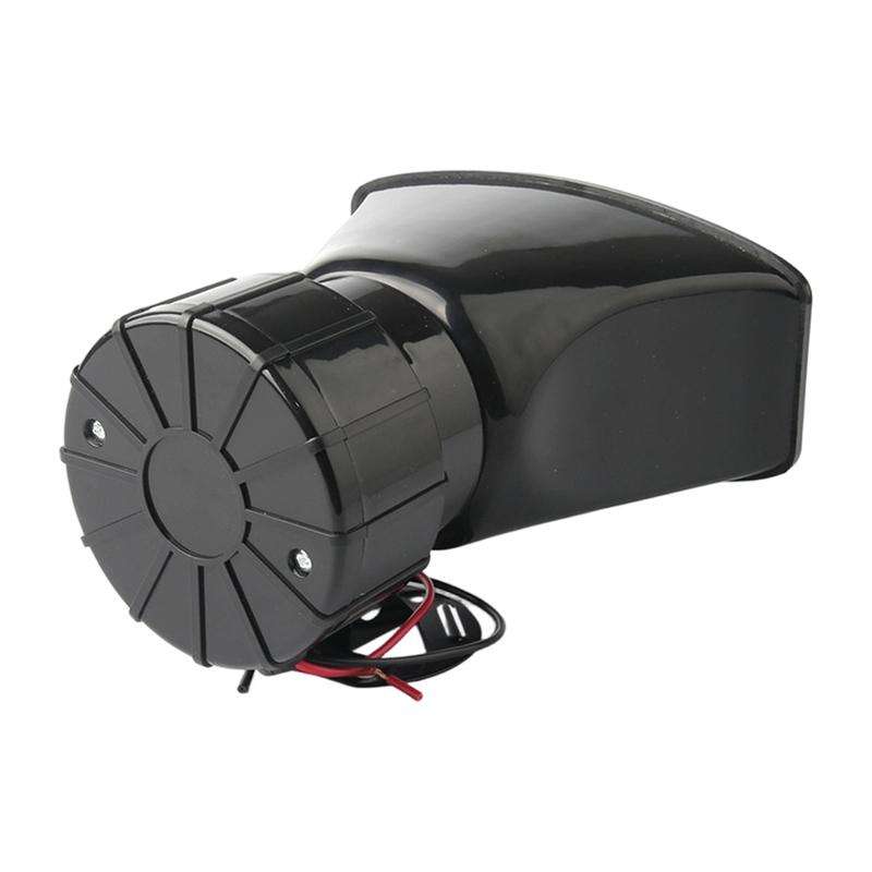 100w 130dB High Volume Car Alarm 1Horn With 7 Distinct Sounds For 12V Motorcycles, Mopeds, Cars, Trucks
