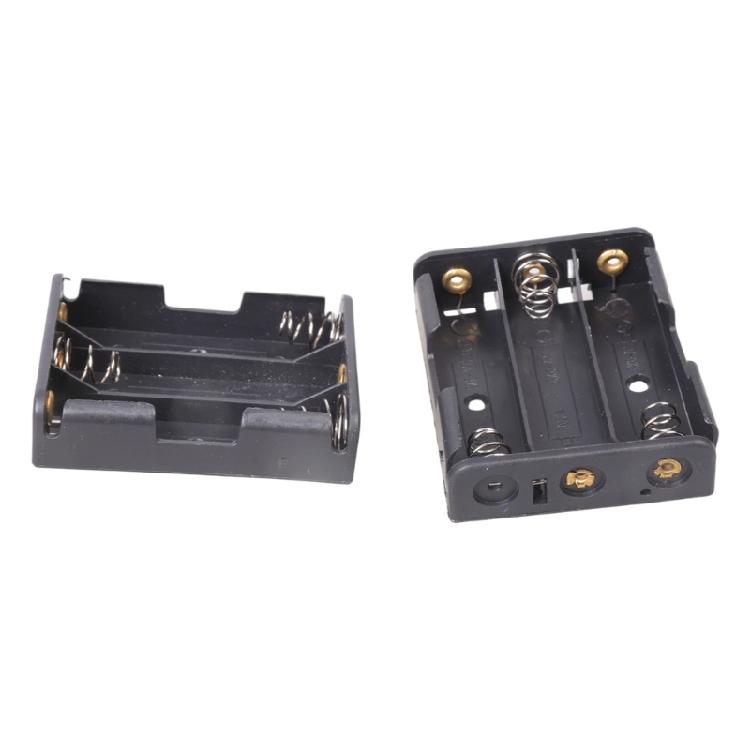 Heavy Duty 2A Battery Holder With Solderable Contacts Plastic Metal Hybrids Construction For Prolonged Use