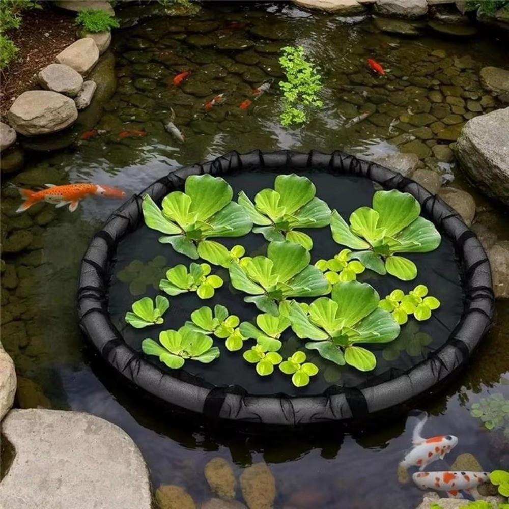 Polyester Floating Flora Fish Barrier Breathable Pond Plant Isolation Net  Seedling Farming